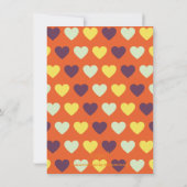 Dîner Thanksgiving en famille Invitation personnal (Dos)