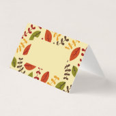 Dîner Thanksgiving | Remerciements (Back)