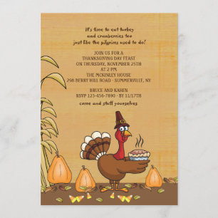 Dîner turc Invitation de Thanksgiving