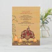 Dîner turc Invitation de Thanksgiving (Debout devant)