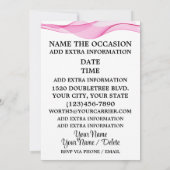 Dîner unique / Rencontre Version 5 Invitation (Dos)