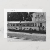Diner Vermont Black & White - Briefkaart (Voorkant / Achterkant)