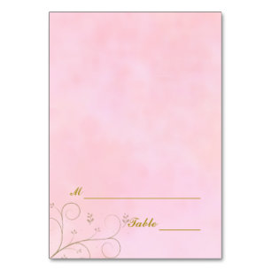 Diner Viering Tafel Plaats Kaarten Roze set