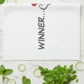 Dîner "Winner" Serviettes Grill Effort olympique (Plié)