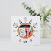 Dinerfeest / Uitnodiging voor speciale gelegenhede (Staand voorkant)