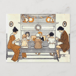 dinergebed briefkaart