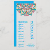 dinermenu Marokkaans restaurant Menu (Voorkant / Achterkant)