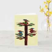 Dîners d'action de grâces humoristiques et carte d (Fleur jaune)