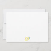 Dîners de répétition Dîner d'Encre Levé Invitation (Dos)