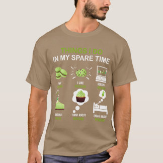 Ding dat ik doe in mijn vrije tijd Pistache-fanaat T-shirt