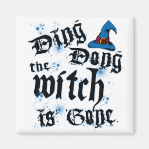Ding-Dong Witch Magnet Magneet