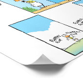 Ding Duck Aviation Comics Poster (Hoek)