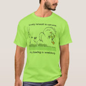 Ding Duck Aviation Humor Mannen Shirt (Voorkant)
