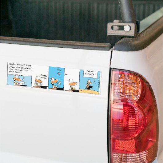 Ding Duck Flight Theory Class Bumpersticker (Op Truck)