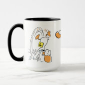 Ding Duck Flying Coffee Mok (Links)