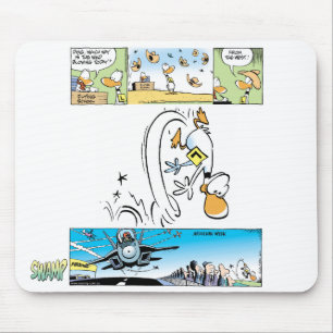 Ding Duck Funny Cartoon Mousepad Muismat