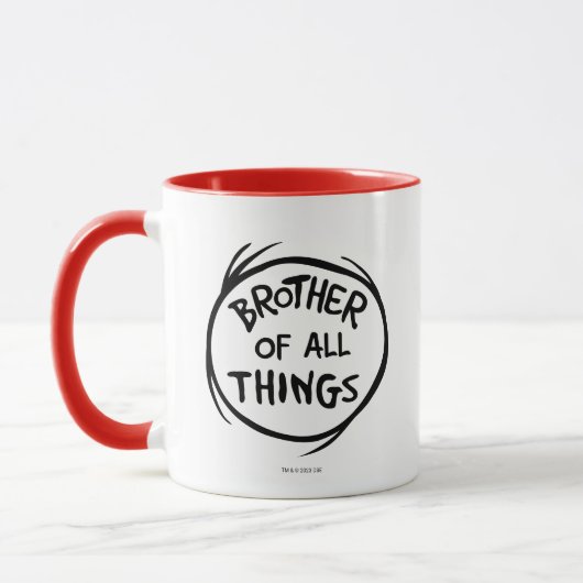 Ding één ding twee - Broeder van alle dingen Mok (Links)