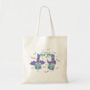 Ding Eén Ding Twee Een Beetje een Vleermuis-achtig Tote Bag