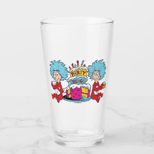Ding Een Ding Twee Feest Dingen Glas (Voorkant)