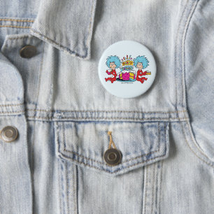 Ding Een Ding Twee Feest Dingen Ronde Button 5,7 Cm