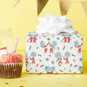 Ding Eén Ding Twee Feestpatroon Cadeaupapier