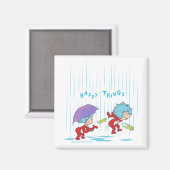 Ding Een Ding Twee Gelukkige Dingen Magneet (Voorkant / Achterkant)