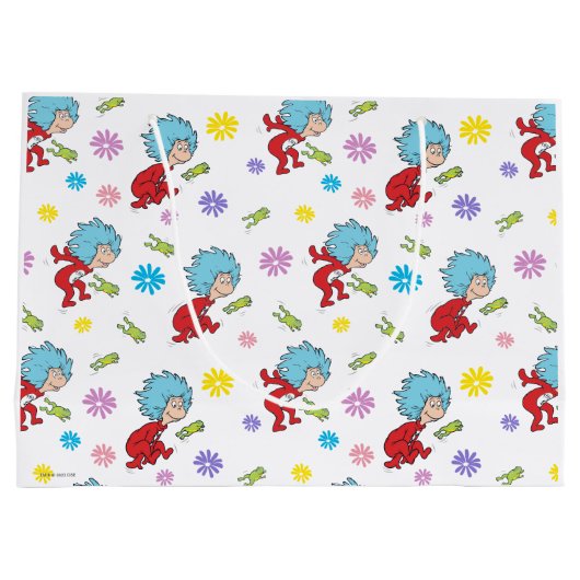 Ding Een Ding Twee Hoppy Frog Dingen Patroon Groot Cadeauzakje (Achterkant)