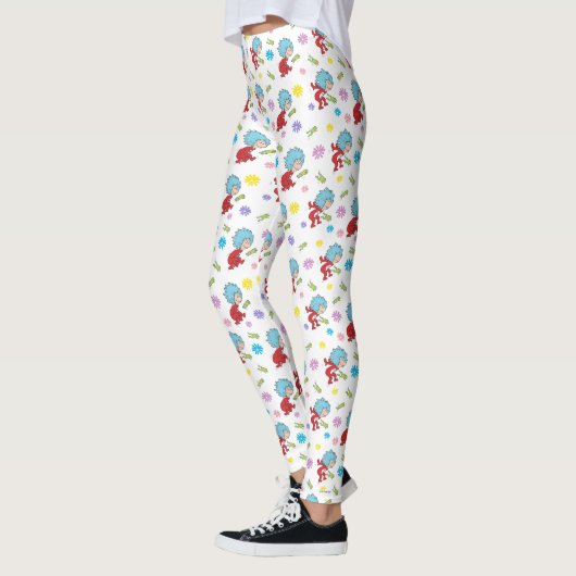 Ding Een Ding Twee Hoppy Frog Dingen Patroon Leggings (Links)