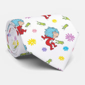 Ding Een Ding Twee Hoppy Frog Dingen Patroon Stropdas (Opgerold)