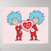 Ding één ding twee Ik hou van je Poster (Voorkant)