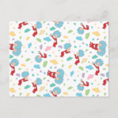 Ding één ding twee lieve dingen patroon briefkaart (Voorkant)