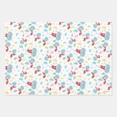 Ding één ding twee lieve dingen patroon inpakpapier vel (Voorkant 2)