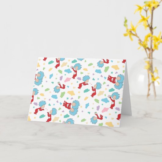 Ding één ding twee lieve dingen patroon kaart (Gele Bloem)