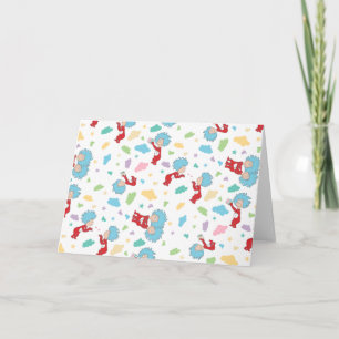 Ding één ding twee lieve dingen patroon kaart