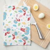 Ding één ding twee lieve dingen patroon theedoek (Quarter Fold)