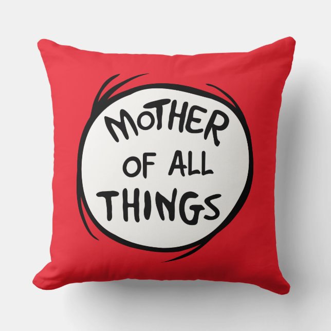 Ding één ding twee - Moeder van alle dingen Kussen (Voorkant)
