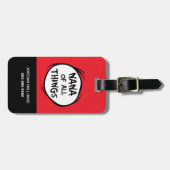 Ding één ding twee - Nana of all things Bagagelabel (Voorkant horizontaal)