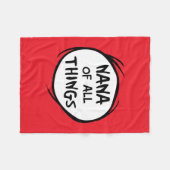 Ding één ding twee - Nana of all things Fleece Deken (Voorkant (Horizontaal))