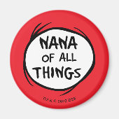 Ding één ding twee - Nana of all things Magneet (Voorkant)