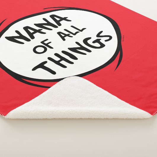 Ding één ding twee - Nana of all things Sherpa Deken (3/4)