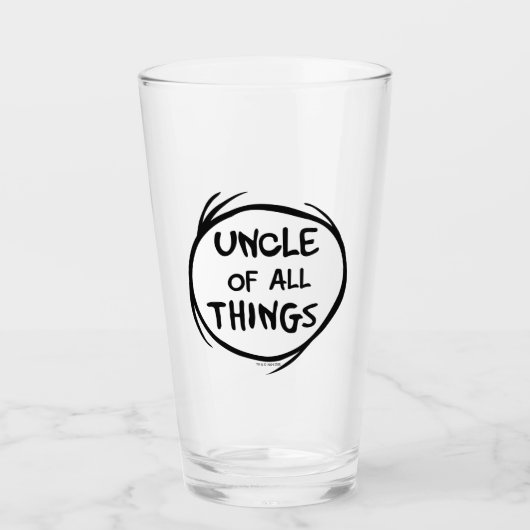 Ding één ding twee - oom van alle dingen glas (Voorkant)