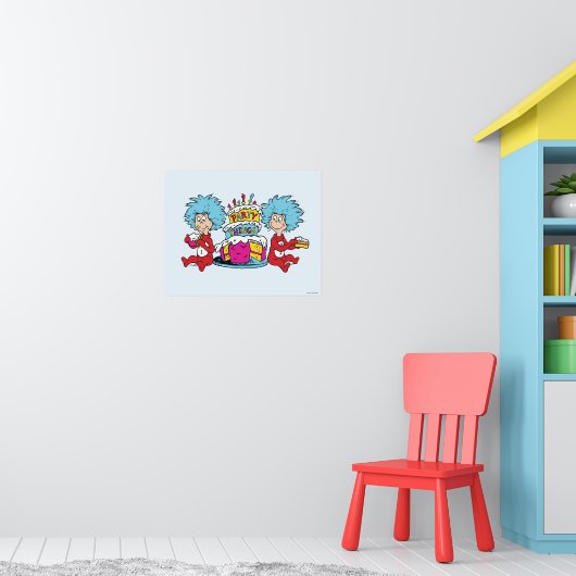 Ding één ding twee partij dingen poster (Kinderkamer 1)