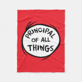 Ding één ding twee - Principal of all things Fleece Deken (Voorkant)
