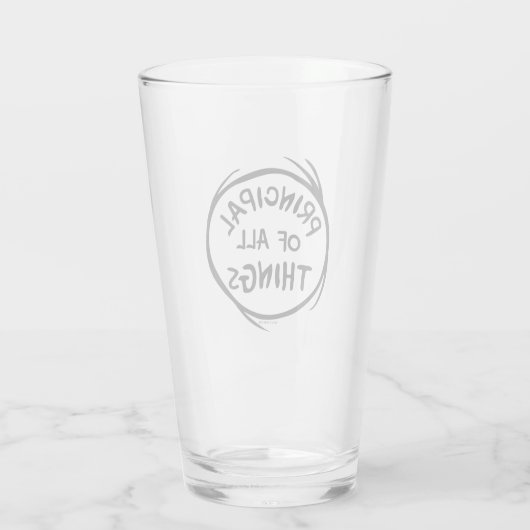 Ding één ding twee - Principal of all things Glas (Achterkant)