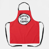 Ding één ding twee - Principal of all things Schort (Voorkant)