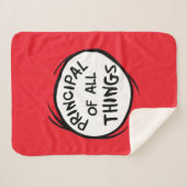 Ding één ding twee - Principal of all things Sherpa Deken (Voorkant (horizontaal))