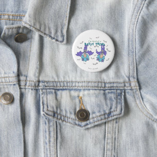 Ding Eén Ding Twee Soort van een Dwaas Ding Ronde Button 5,7 Cm