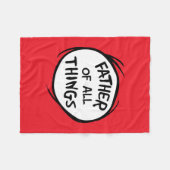 Ding één ding twee - Vader van alle dingen Fleece Deken (Voorkant (Horizontaal))