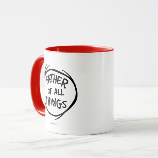Ding één ding twee - Vader van alle dingen Mok (Voorkant links)