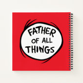 Ding één ding twee - Vader van alle dingen Notitieboek (Achterkant)